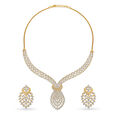 Enchanting Diamond Necklace Set 