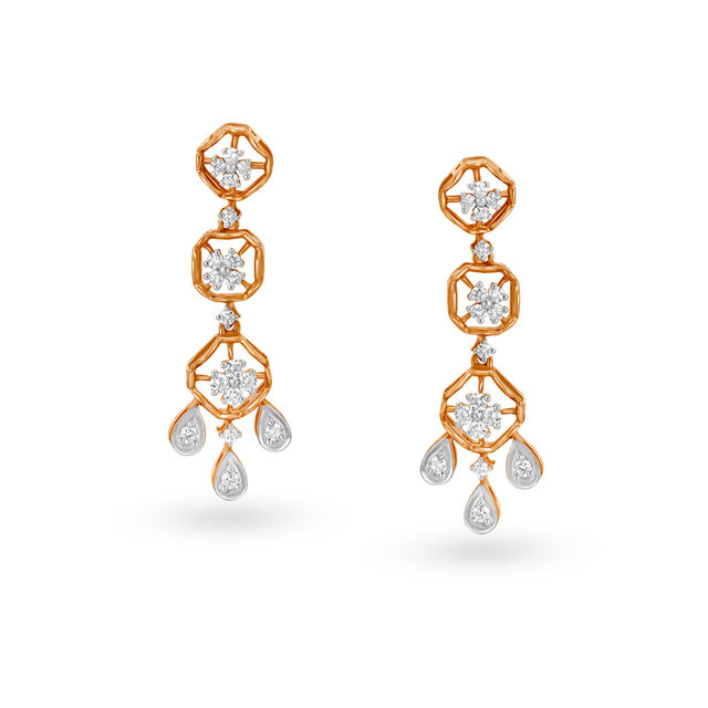 Elaborate Rose Gold Necklace Set 3