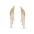 Surreal Diamond Necklace Set in Yellow and White Gold 3