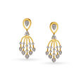 Striking Diamond Necklace Set in Yellow and White Gold 3