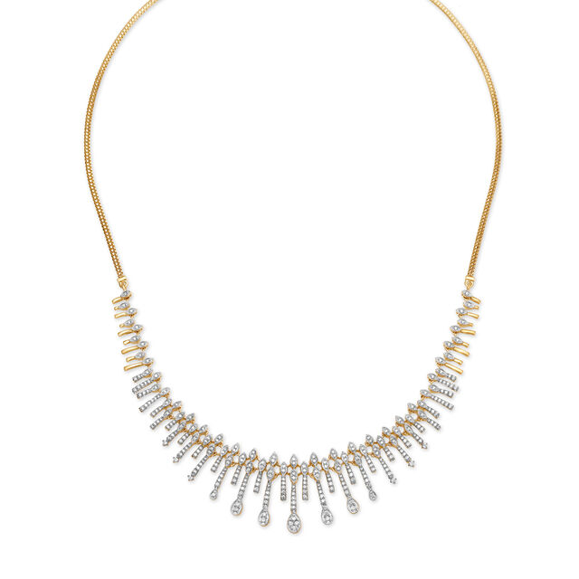Classy Diamond Necklace Set 2