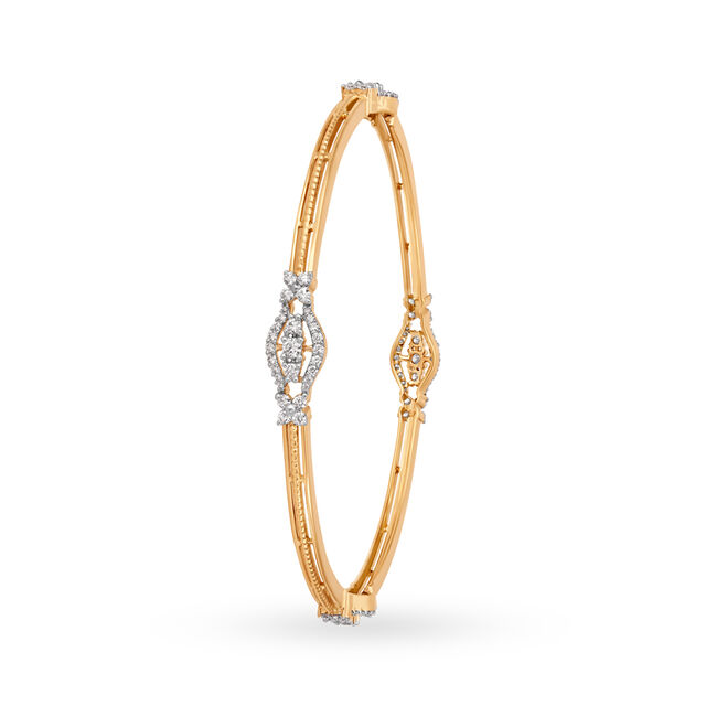 Artistic Diamond Bangle 2