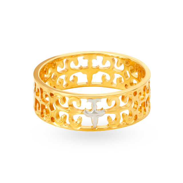 Ornate 18 Karat Gold Finger Ring,,hi-res 2