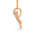 18 Karat Rose Gold Diamond Pendant,,hi-res 2