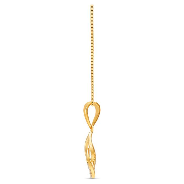 18 Karat Yellow Gold Diamond Pendant,,hi-res 3