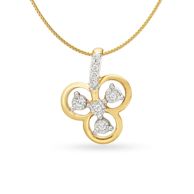 Butterfly Gold and Diamond Pendant,,hi-res 