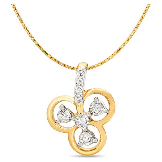 Butterfly Gold and Diamond Pendant,,hi-res 2