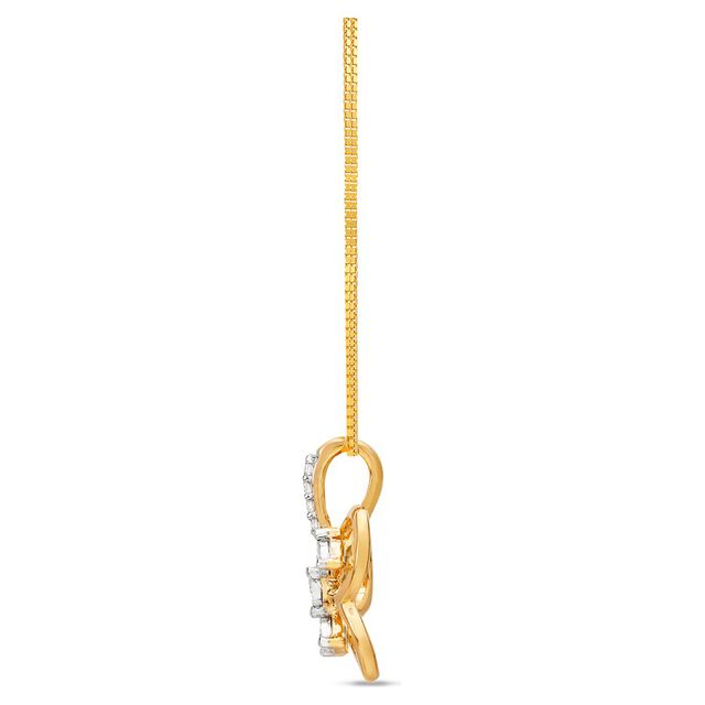Butterfly Gold and Diamond Pendant,,hi-res 3
