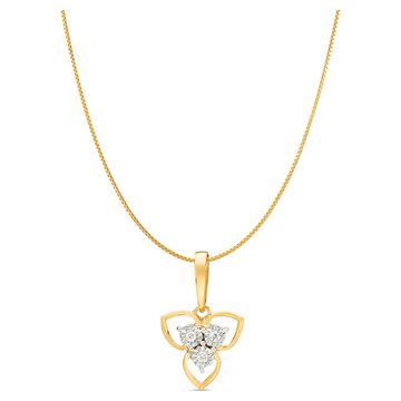 Elegant Multiple Stones 18 Karat Gold and Diamond Pendant. Stone Quality: I1/I2