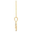 Dazzling 18 Karat Gold And Diamond Floral Pendant 2