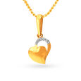 The Darling Heart Pendant in Yellow Gold,,hi-res 