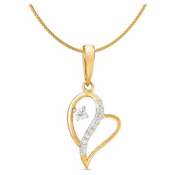 18 Karat Gold and Diamond Pendant