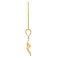 Minimalistic 18 Karat Yellow Gold And Diamond Pendant 2