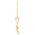 Minimalistic 18 Karat Yellow Gold And Diamond Pendant 3