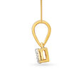 Floral Motif Diamond Pendant Necklace,,hi-res 2