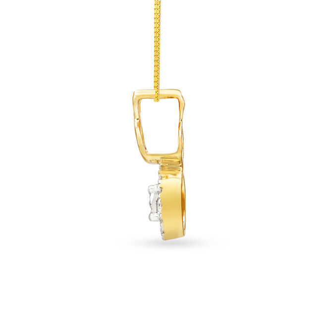 Exquisite Grand Diamond Pendant in Yellow and White Gold,,hi-res 2