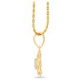 Beautiful 18 Karat Gold And Diamond Cluster Pendant 2