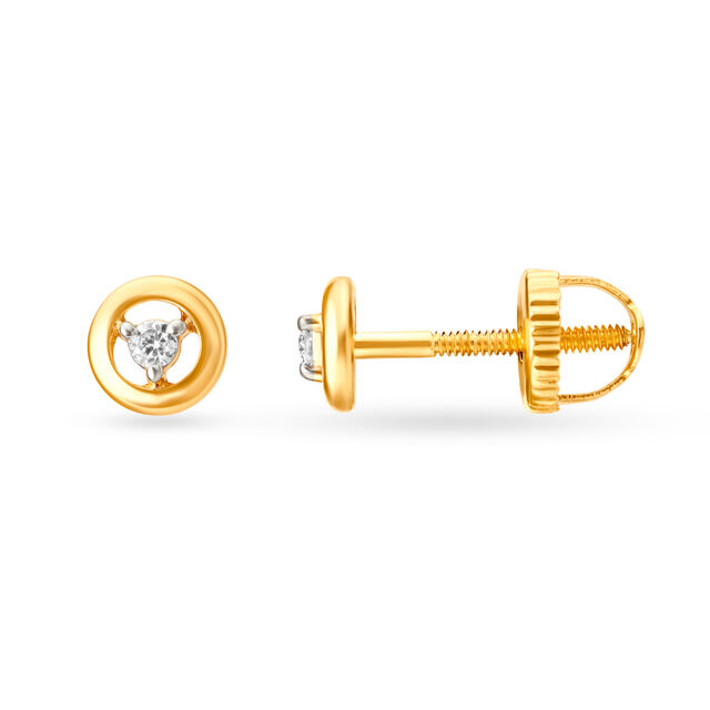 Contemporary Subtle Diamond Stud Earrings,,hi-res 2