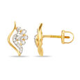 18 Karat Gold and Diamond Stud Earrings,,hi-res 2