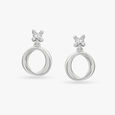 Sparkling Diamond Drop Earrings 