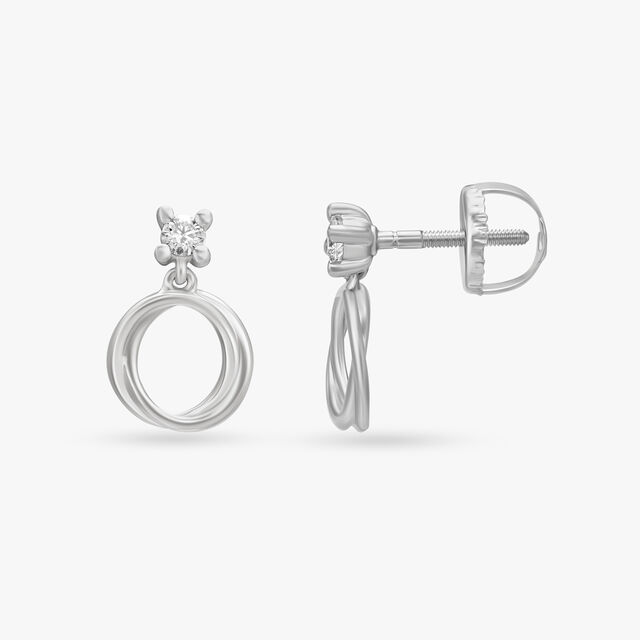 Sparkling Diamond Drop Earrings 2