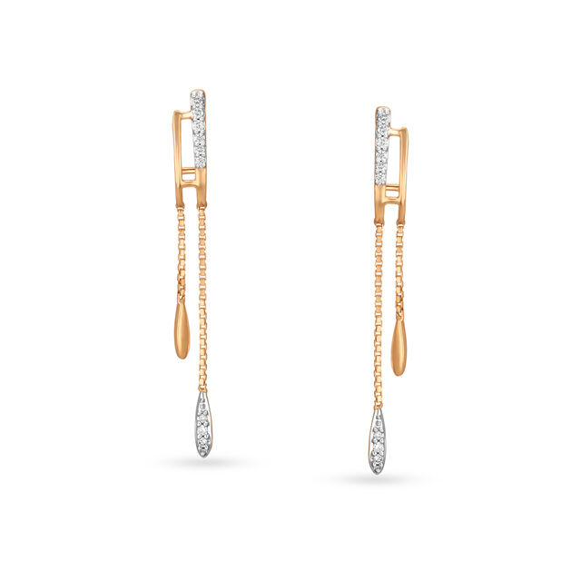 Flawless Diamond Drop Earrings 