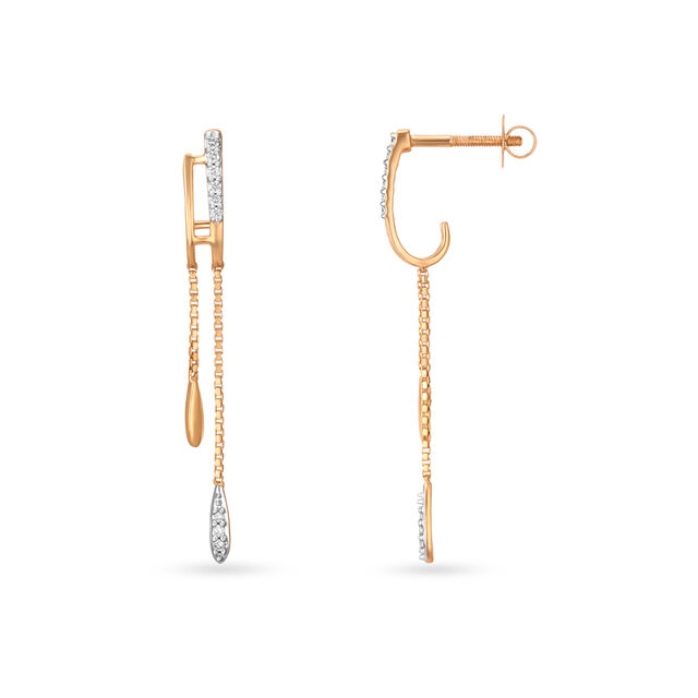 Flawless Diamond Drop Earrings 2