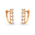 Adorable Dainty Diamond Hoop Earrings,,hi-res 3