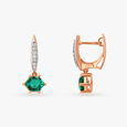 Gauzy Diamond Hoop Earrings 2
