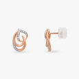 Swirl Of The Nature Diamond Stud Earrings 2
