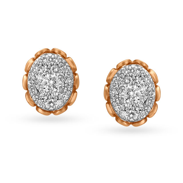 Classy Round Diamond Stud Earrings,,hi-res 