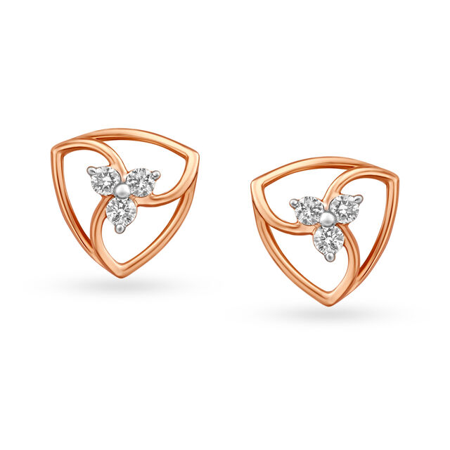 Impressive Diamond Stud Earrings 