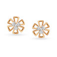 Elegant Diamond Stud Earrings 