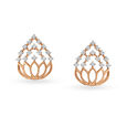 Floral Harmony Diamond Drop Earrings,,hi-res 