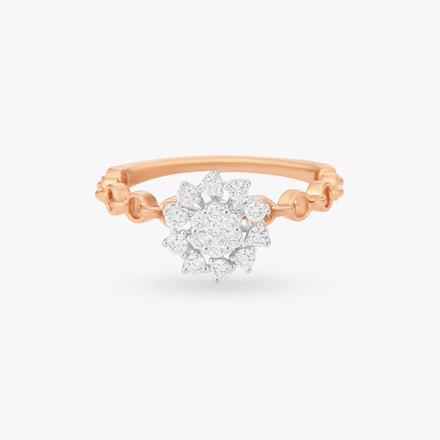 Dazzling Two-Tone Blossom Band 2