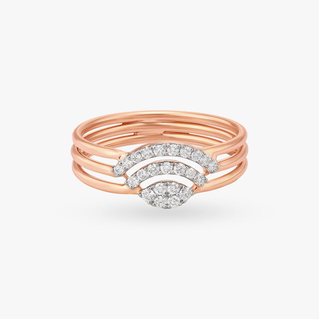 Magnificent Trio Finger Ring