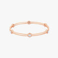 Diamond Array Rose Bangle 