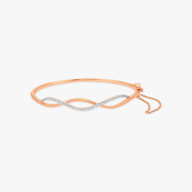 Eternal Twist Rose Gold Bracelet 