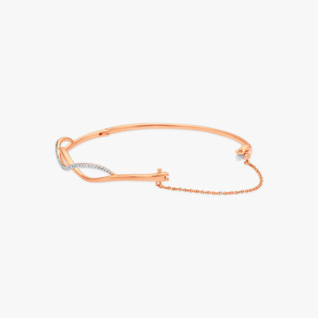 Eternal Twist Rose Gold Bracelet 2