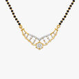 Shimmering Flower Mangalsutra 