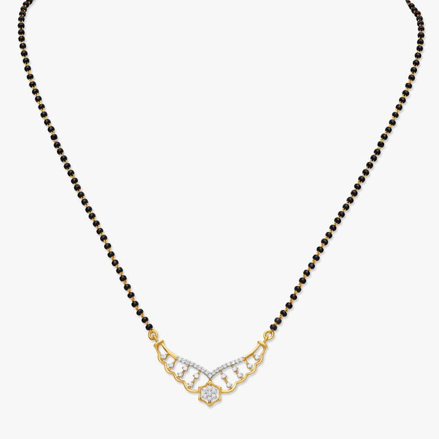 Shimmering Flower Mangalsutra 2