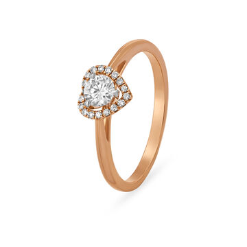 Heartbeat Diamond Finger Ring