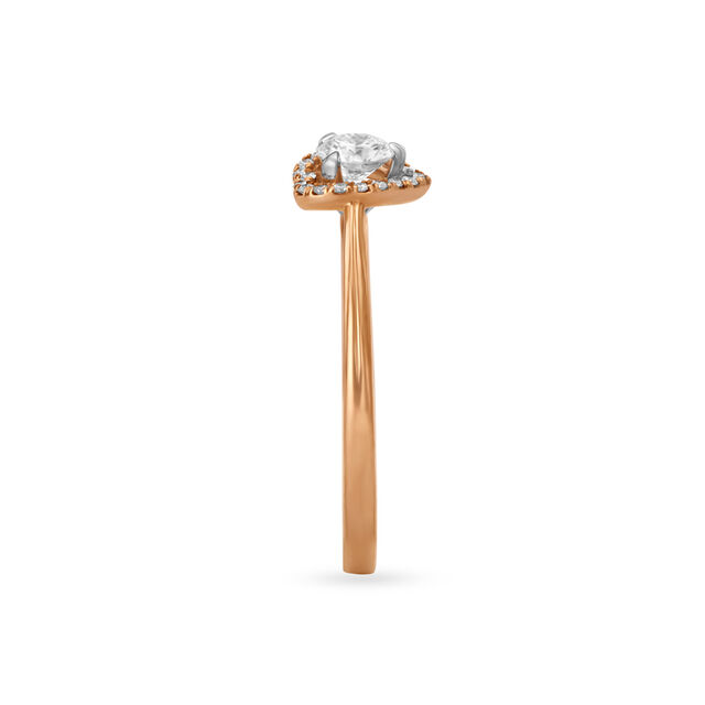 Heartbeat Diamond Finger Ring