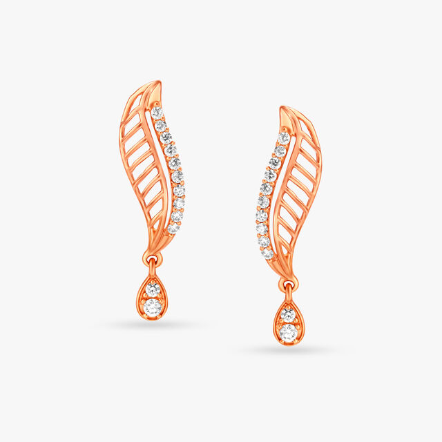 Stylish Diamond Drop Earrings,,hi-res 