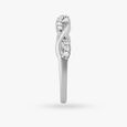 Wavy White Diamond Ring,,hi-res 3
