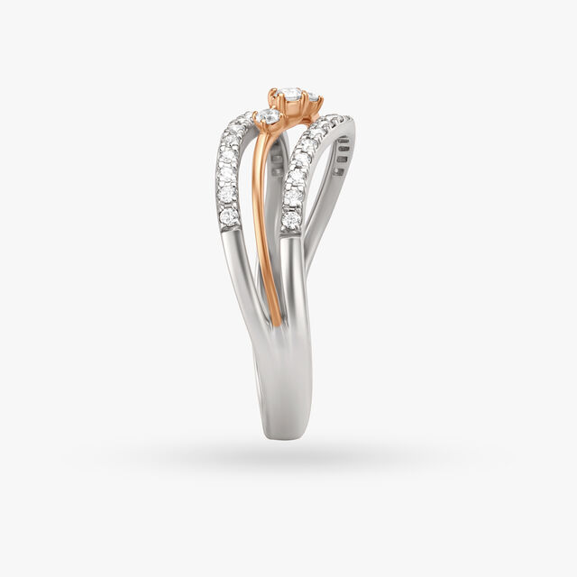 Quirky Swirling Diamond Ring,,hi-res 3