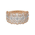 Rose Gold and Diamond Broad Cuff Bangle,,hi-res 