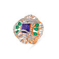 Iolite and Onyx Finger Ring For Men,,hi-res 