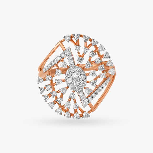 Subtle Elaborate Diamond Ring 3