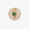 Verdant Dazzle Diamond and Onyx Ring 2